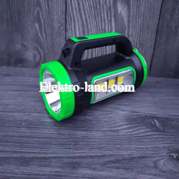 Портативный фонарь лампа светодиодный MH818A аккумуляторный с Power Bank солнечная батарея зарядка USB